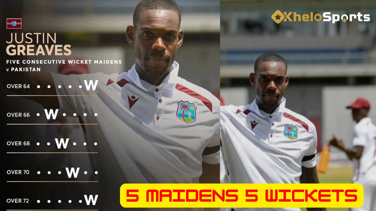 Justin Greaves Historic Five Wicket Test Spell