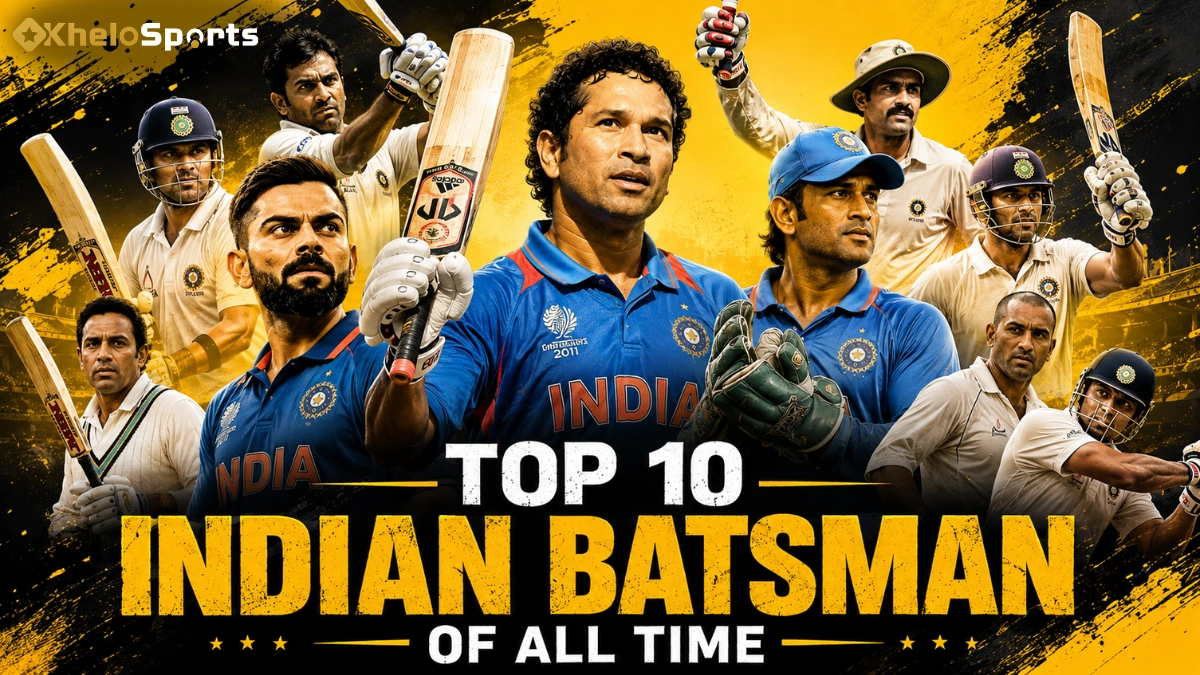 List of top 10 Indian batsman of all time