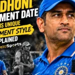 MS Dhoni Retirement Date and His Unique Retirement Style Explained