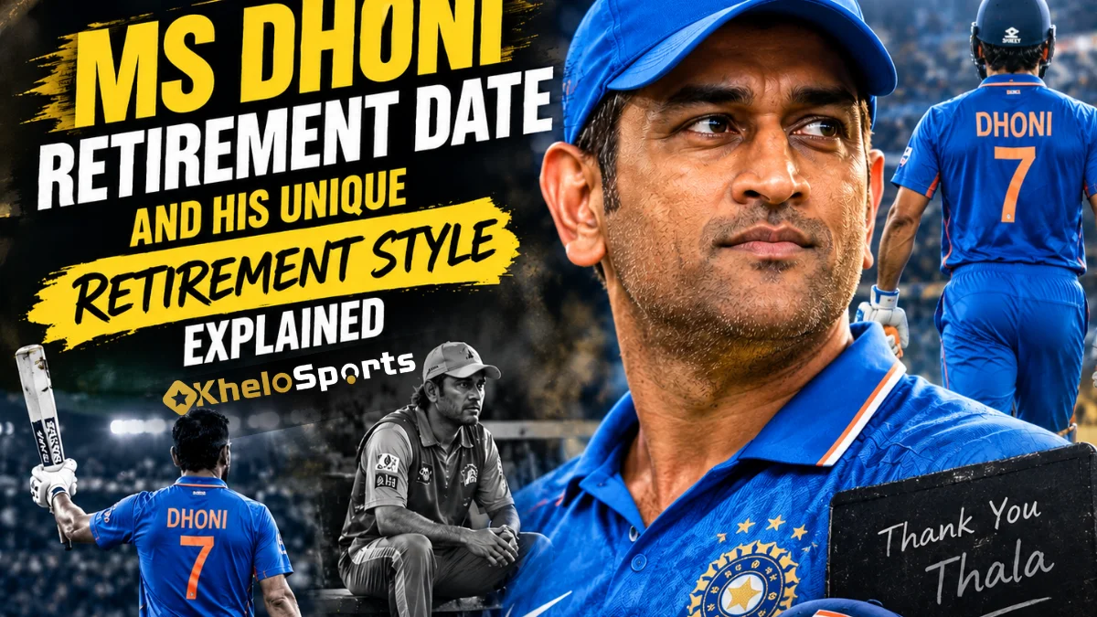 MS Dhoni Retirement Date