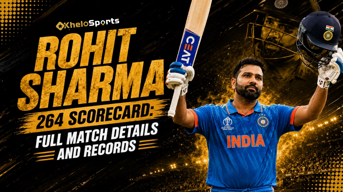 Rohit Sharma 264 Scorecard: Full Match Details and Records