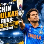 Sachin Tendulkar ODI Runs: Total ODI Runs and Records